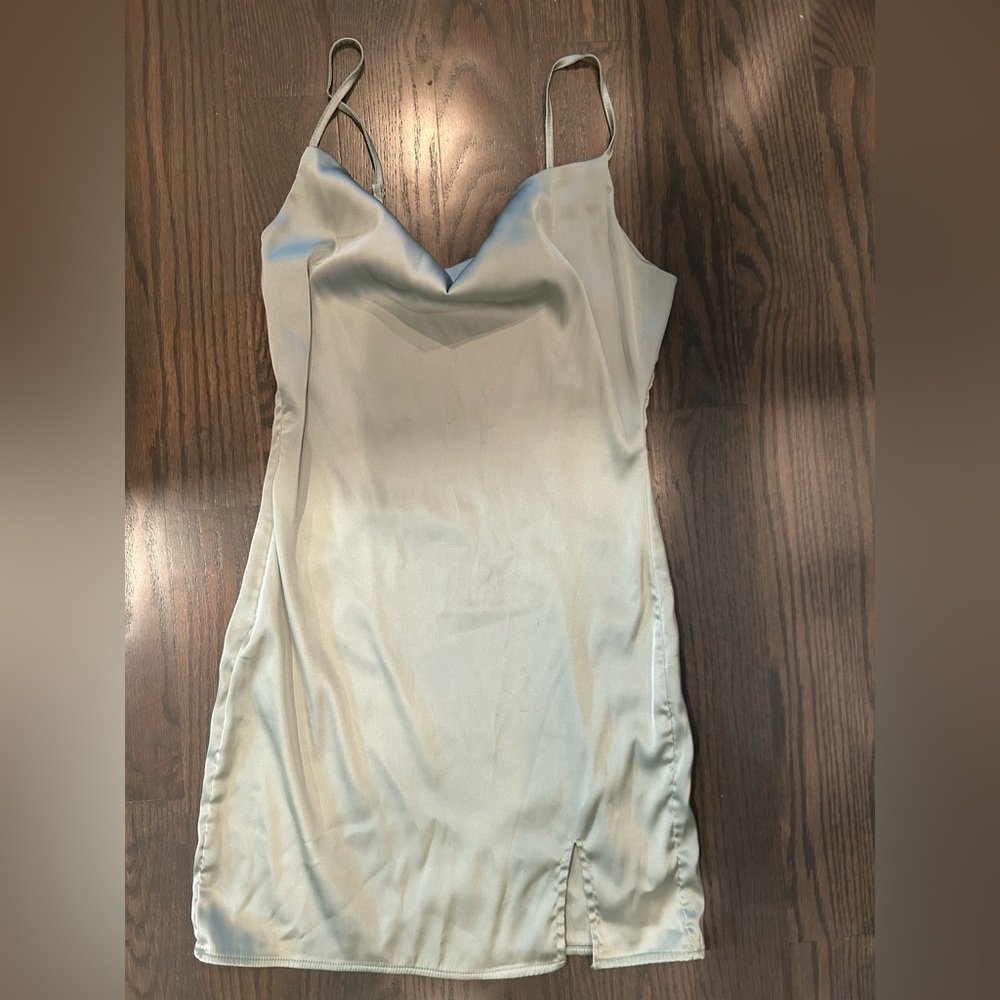 SHEIN Cream Mini Dress